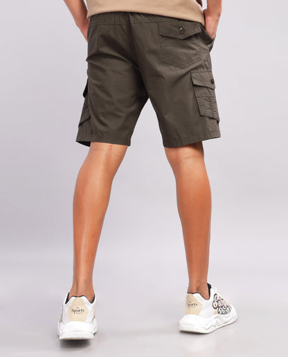 Plain Tussar Shorts 1