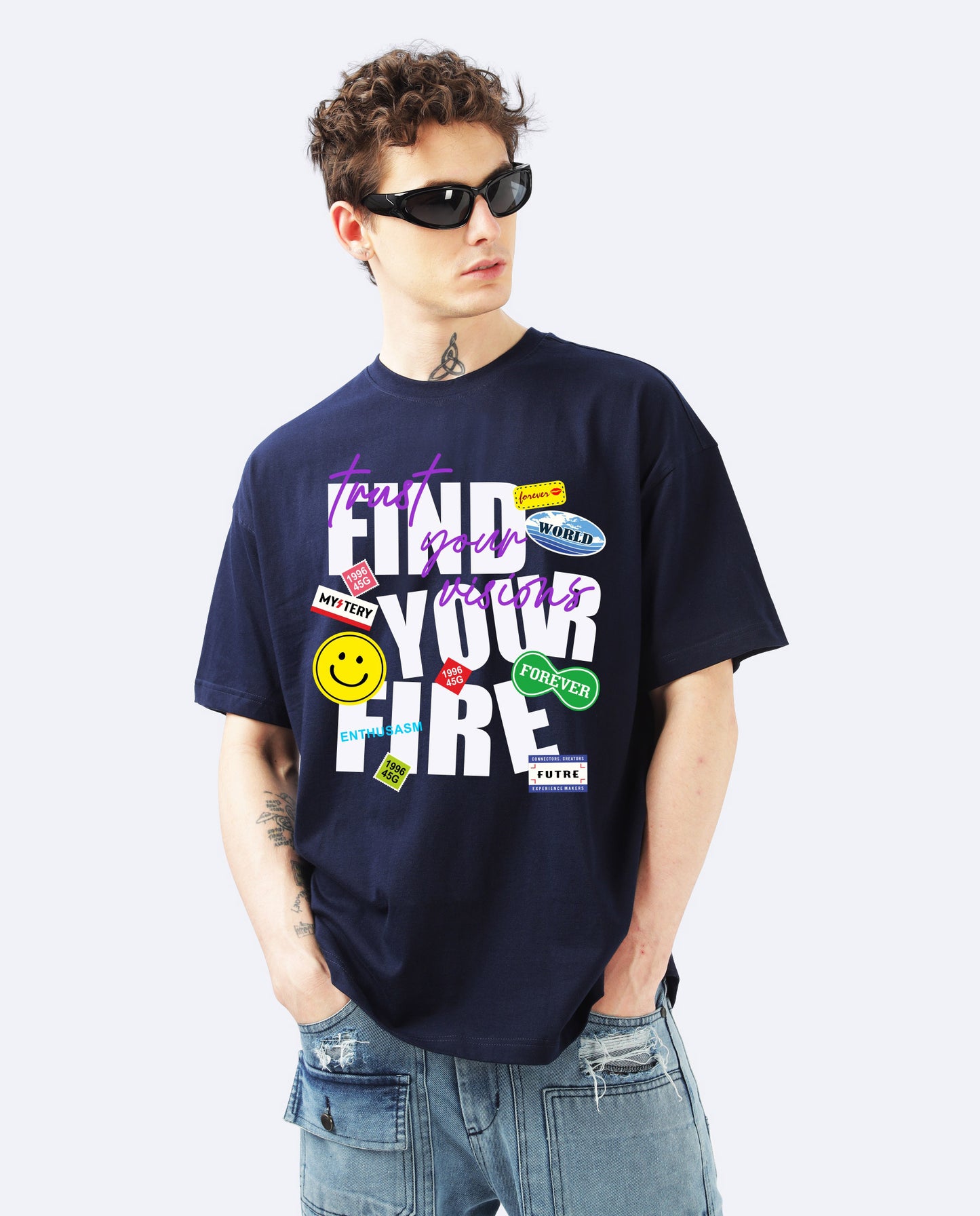 Find Your Fire-Oversized T-Shirt