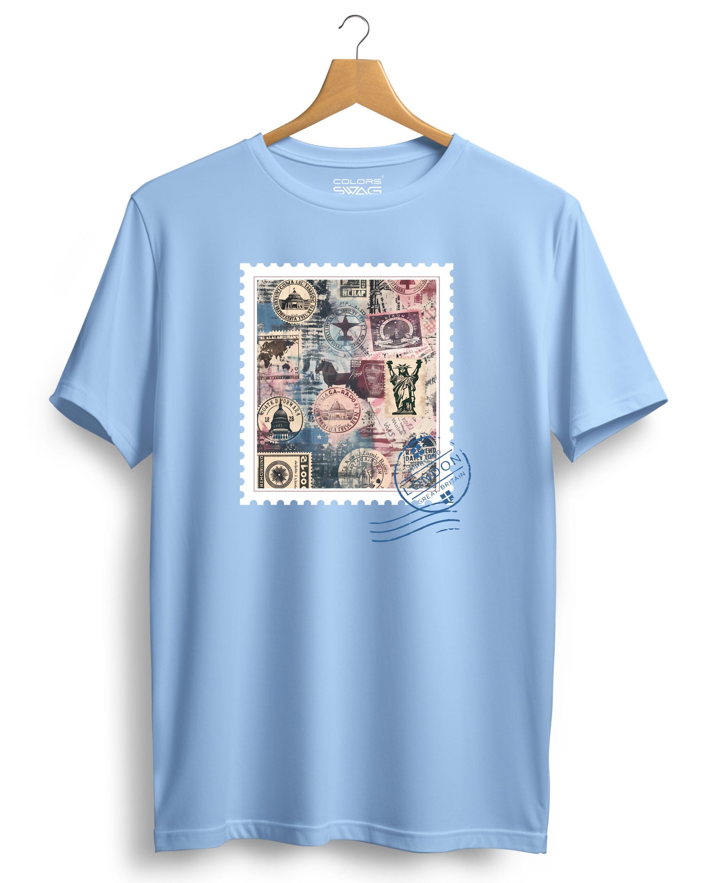 Stamp world Graphic Tees