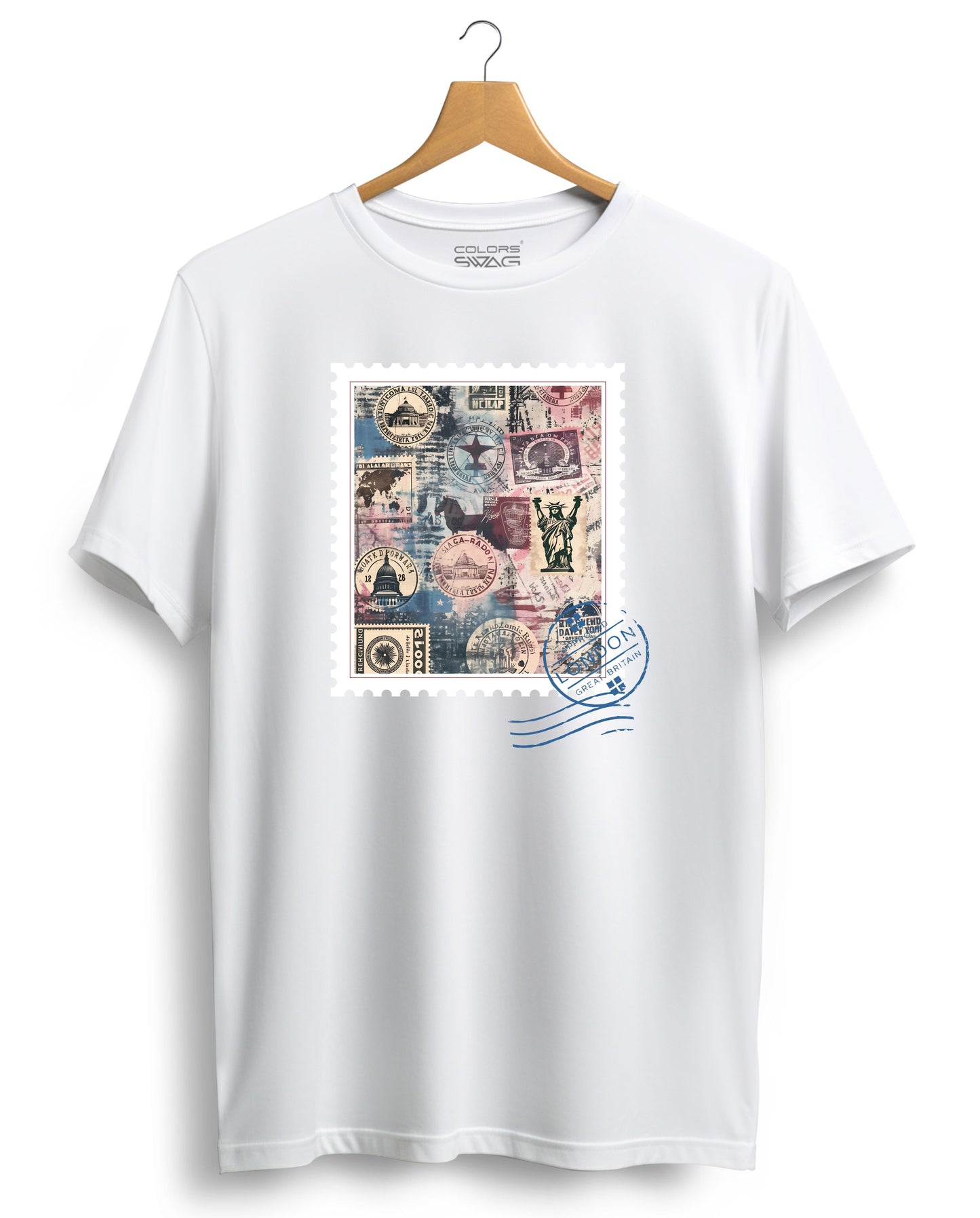 Stamp world Graphic Tees