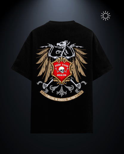 Feed your Demon - Premium Men Oversized Tees