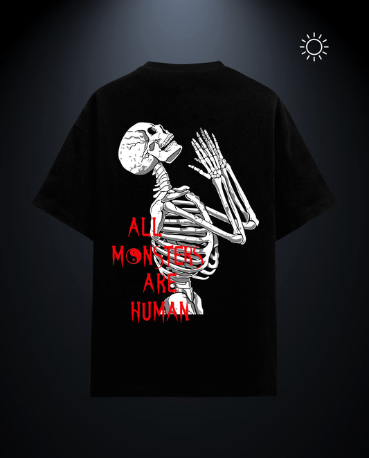 All monsters - Premium Men Oversized Tees