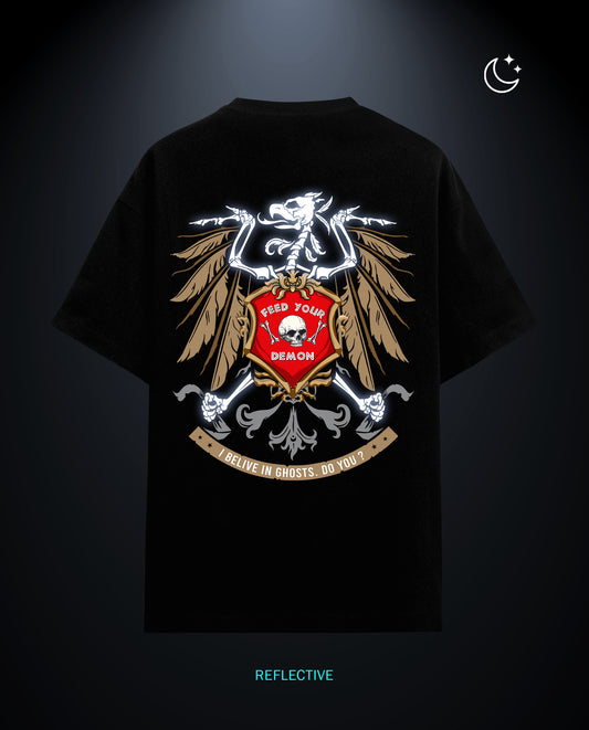 Feed your Demon - Premium Men Oversized Tees