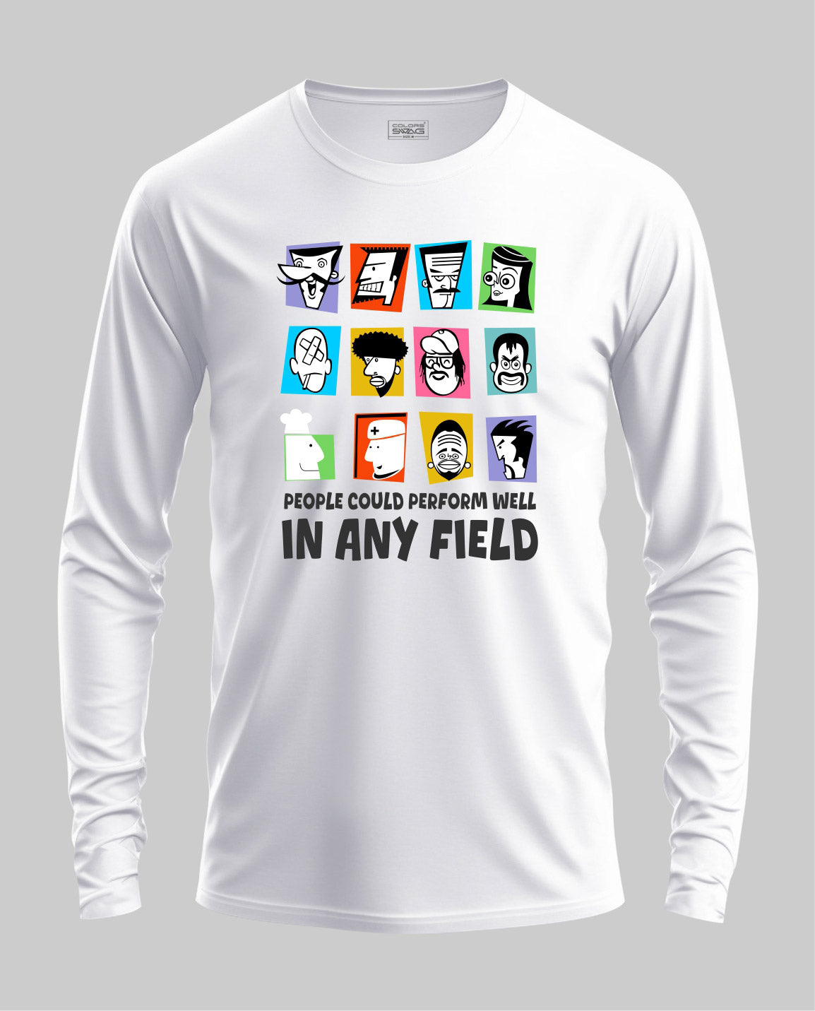 Any Filed Full Sleeve T-Shirt