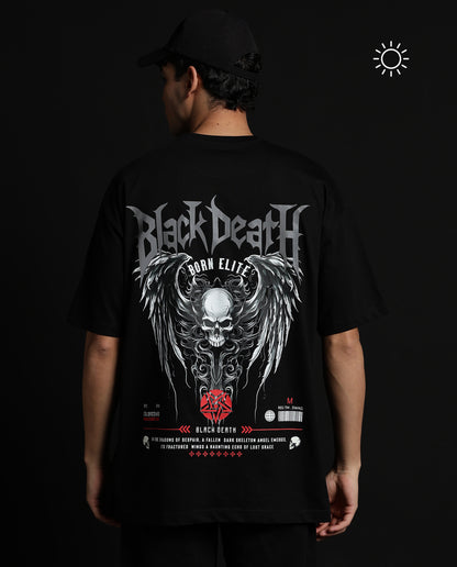 Black Death - Premium Men Oversized Tees