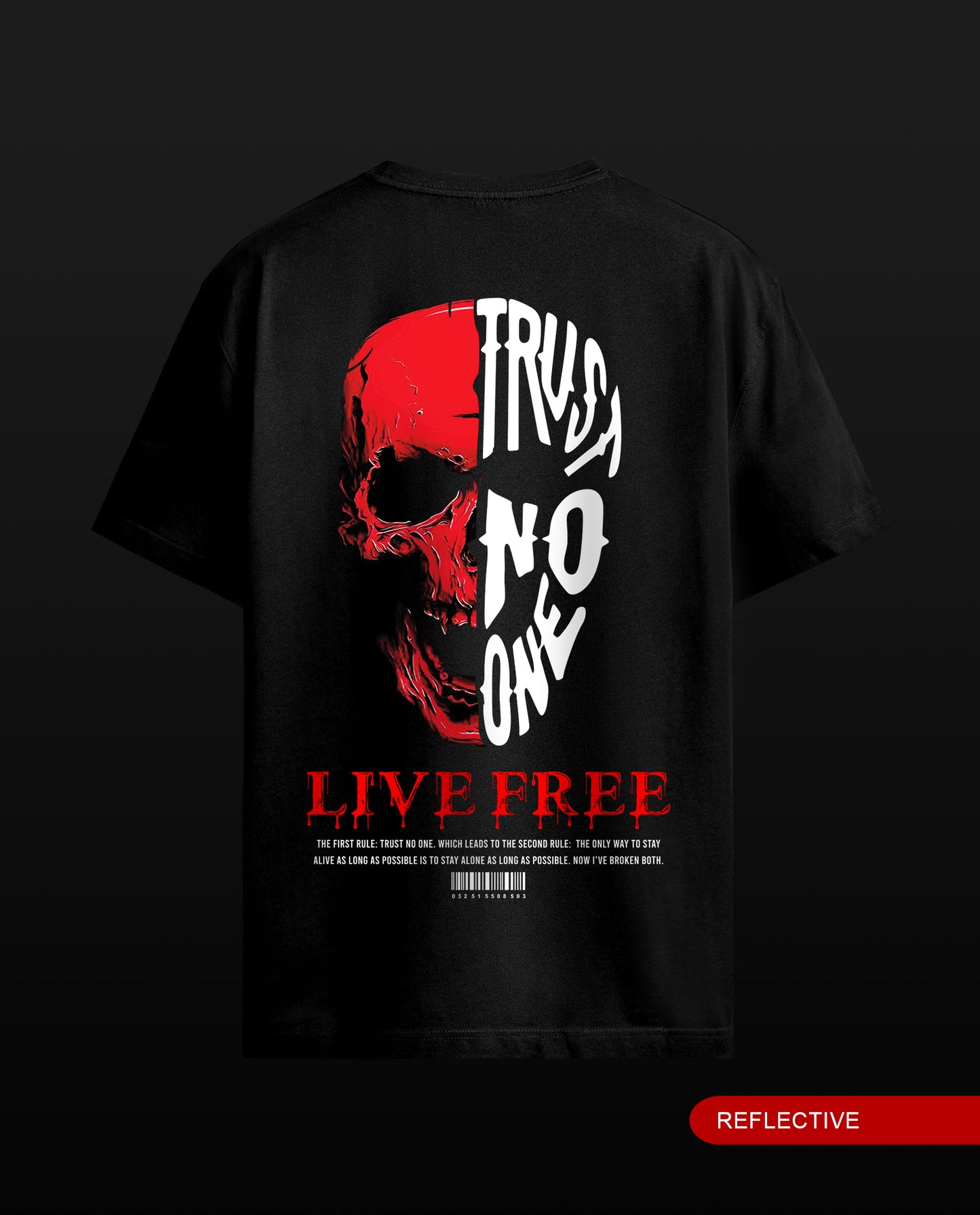 Reflect Trust No One - Men Regular Fit Tees