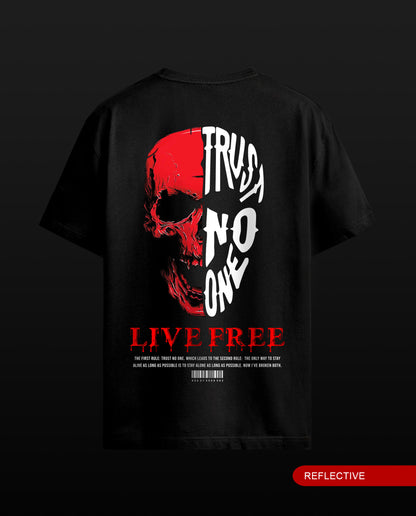 Reflect Trust No One - Men Regular Fit Tees
