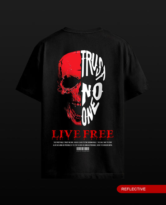 Reflect Trust No One - Men Regular Fit Tees
