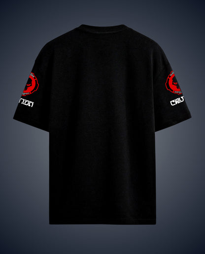 Caution - Premium Men Oversized Tees