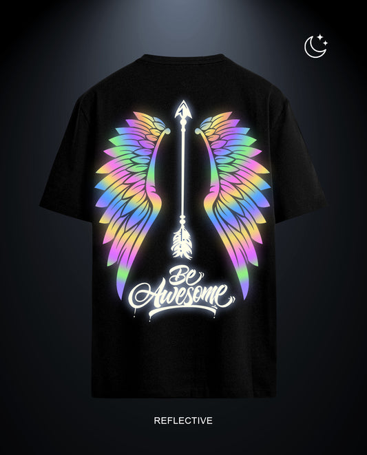 Reflect Angel Wings - Men Regular Fit Tees