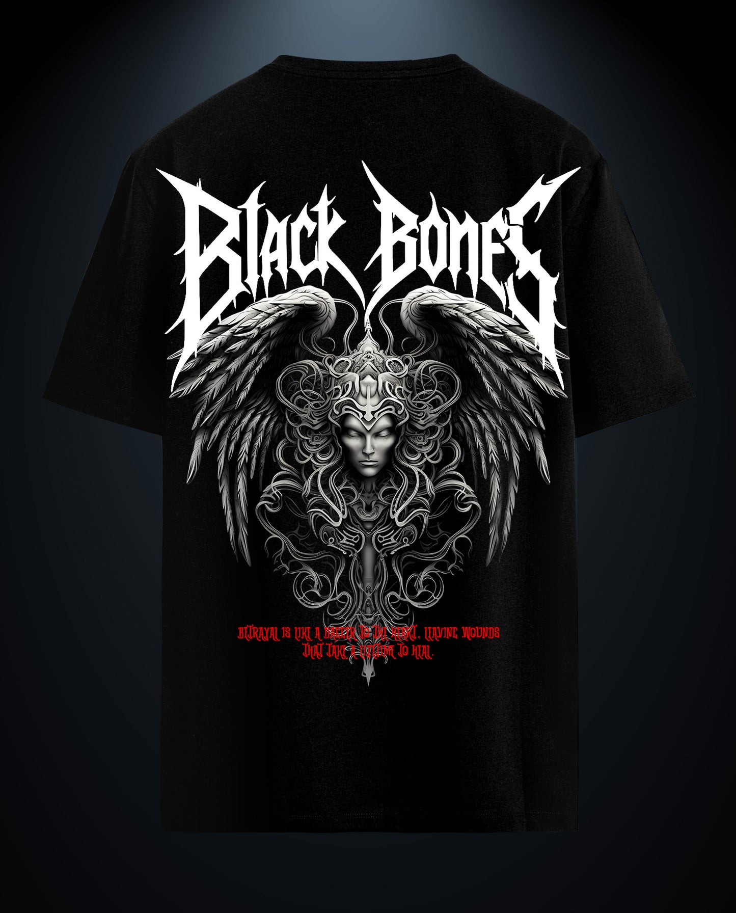 Reflect Black Bone - Men Regular Fit Tees