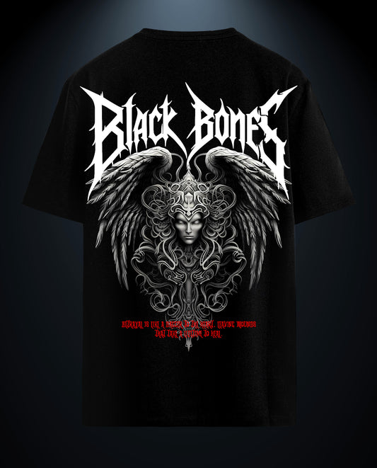 Reflect Black Bone - Men Regular Fit Tees