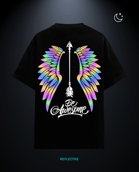Be Awesome - Premium Women Oversized Tees