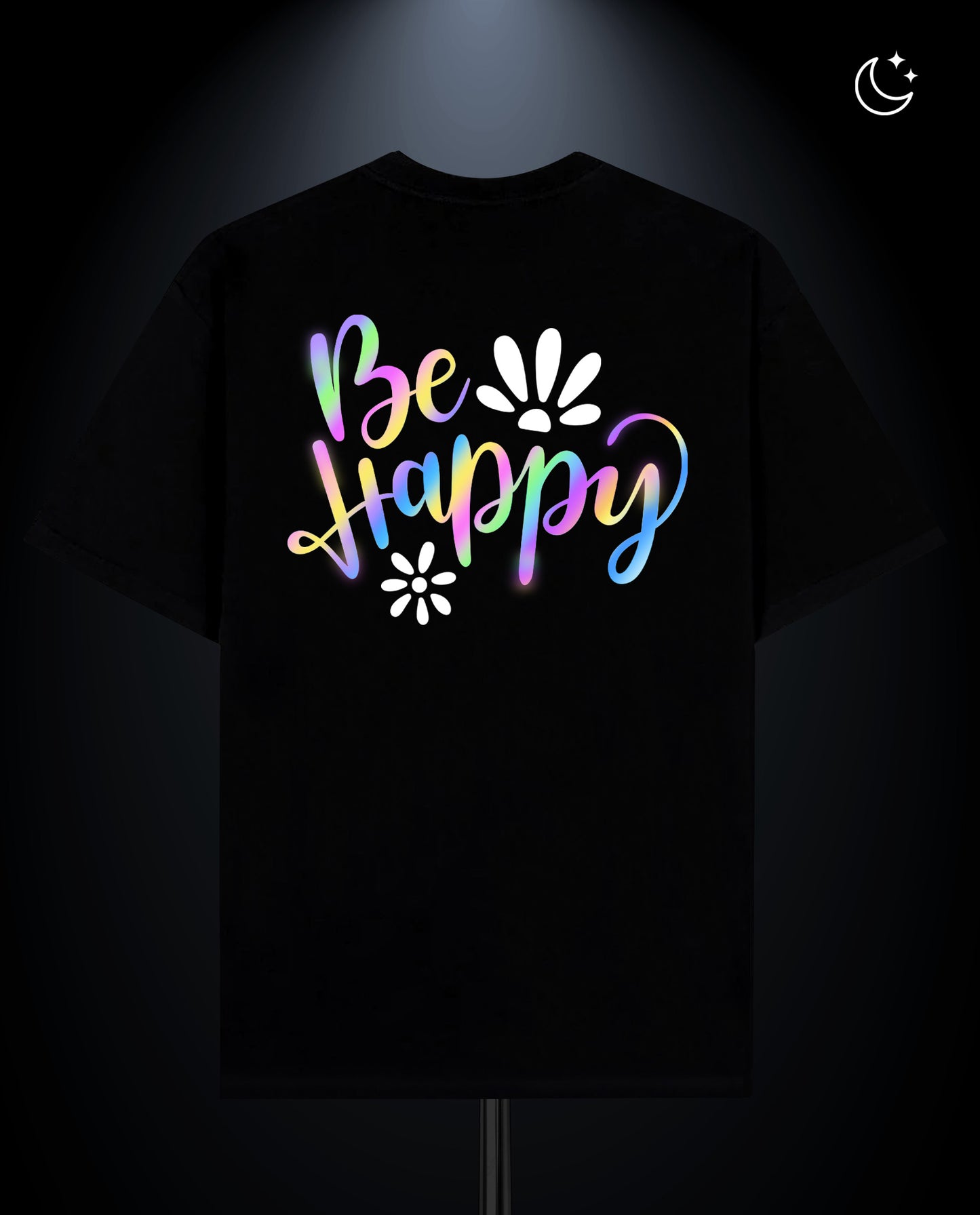 Be Happy - Reflect - Oversize T-shirt