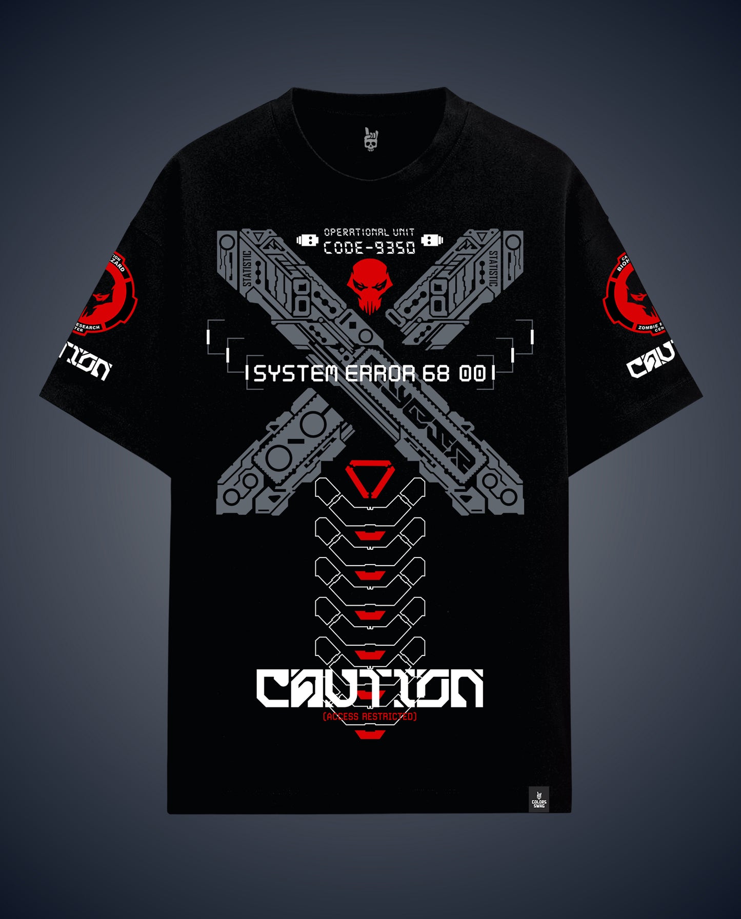 Caution - Premium Men Oversized Tees