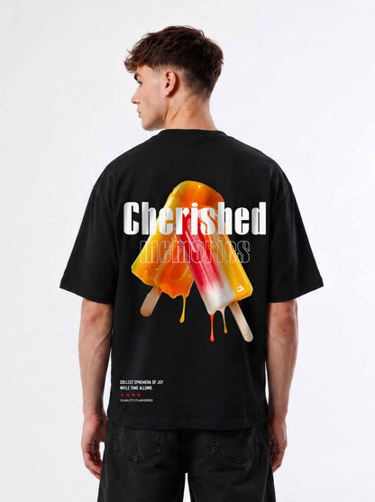 Cherised Memories  - Premium Men Oversized Printed Tees