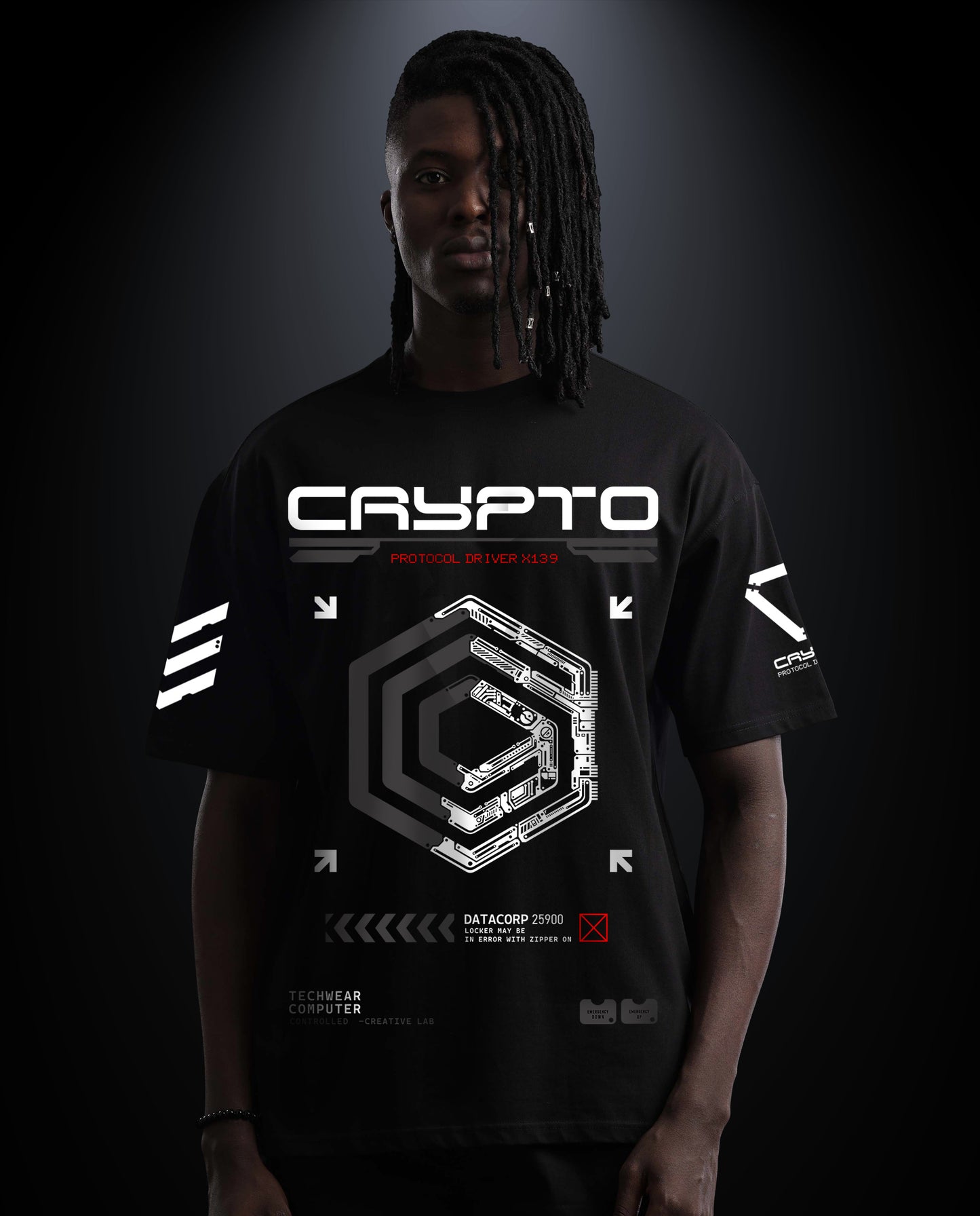 Crypto - Plus Size Regular Fit Tees