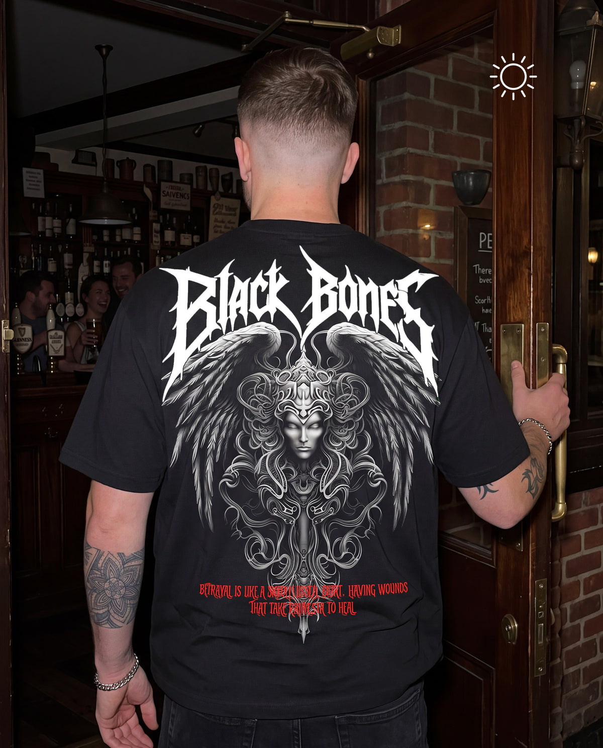 Black Bone - Premium Men Oversized Tees