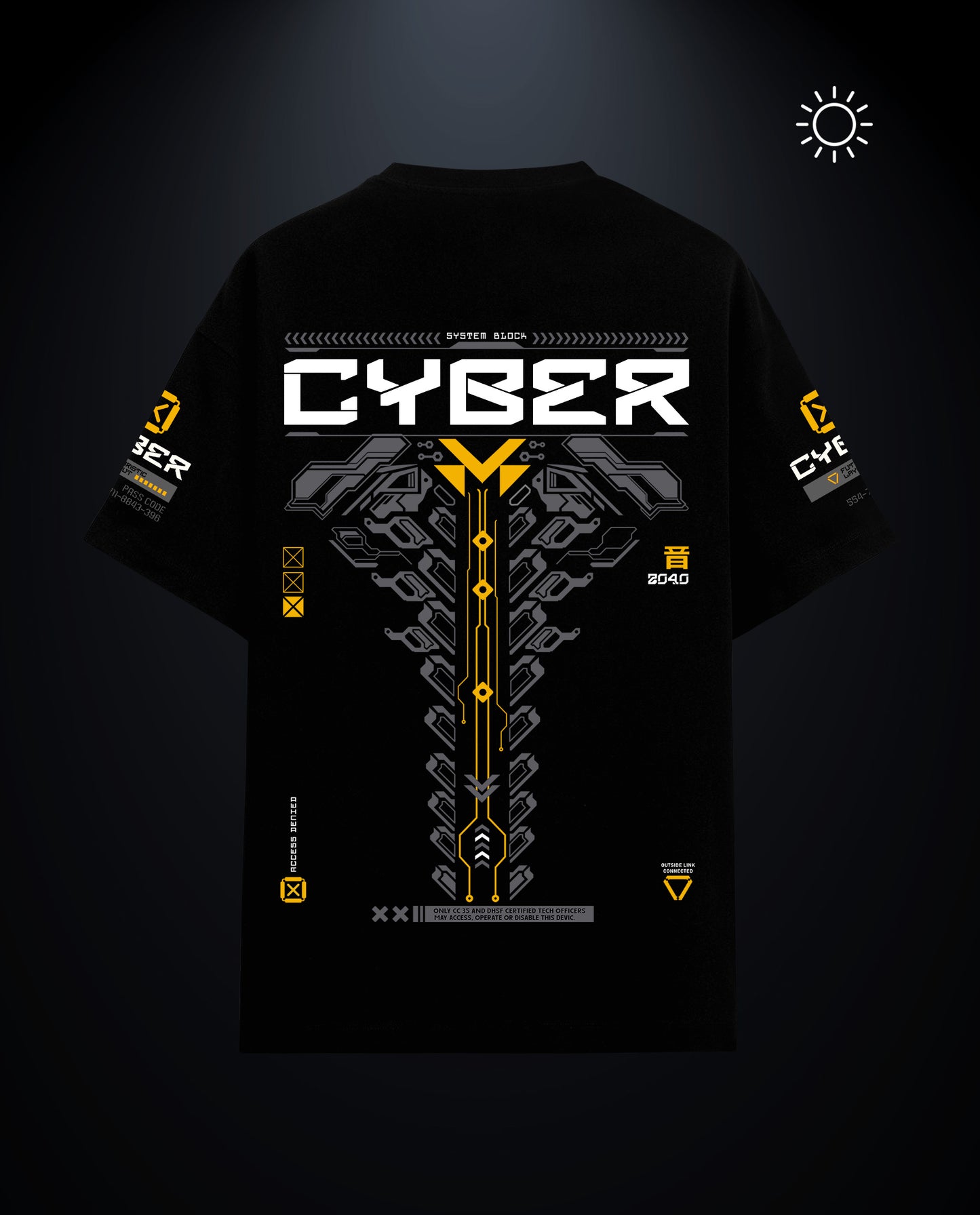 Cyber - Premium Men Oversized Tees