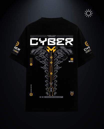Cyber - Premium Men Oversized Tees