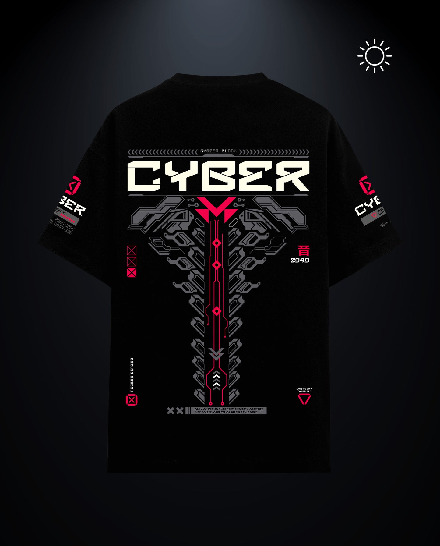 Cyber - Premium Men Oversized Tees