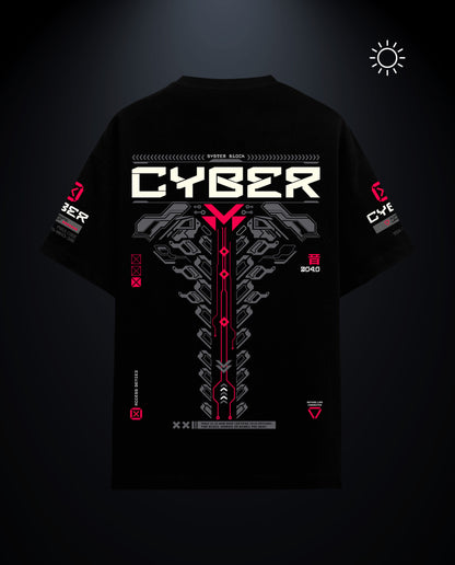 Cyber - Premium Men Oversized Tees
