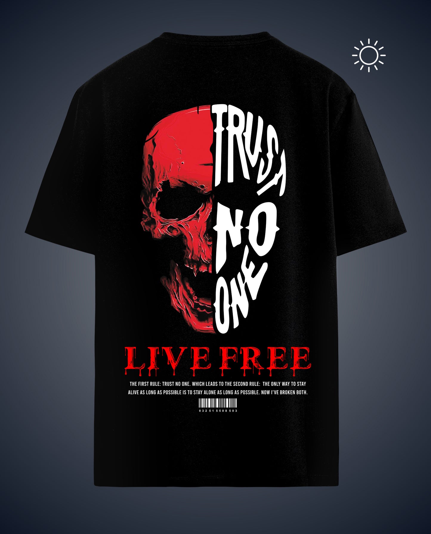 Reflect Trust No One - Men Regular Fit Tees