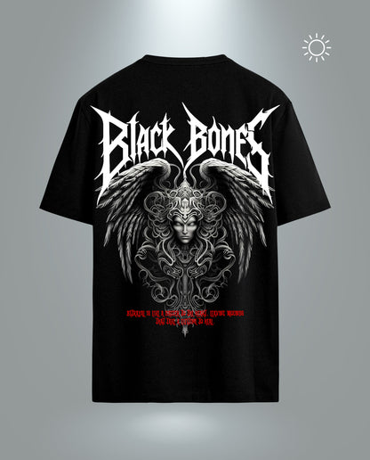 Reflect Black Bone - Men Regular Fit Tees