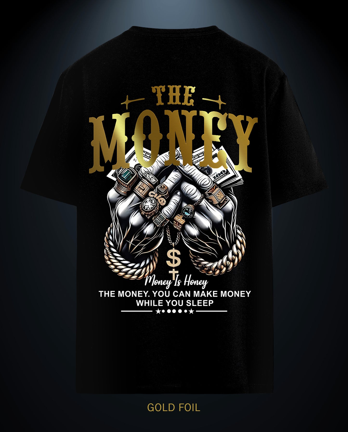 Reflective Money is Honey - Men Regular Fit Tees