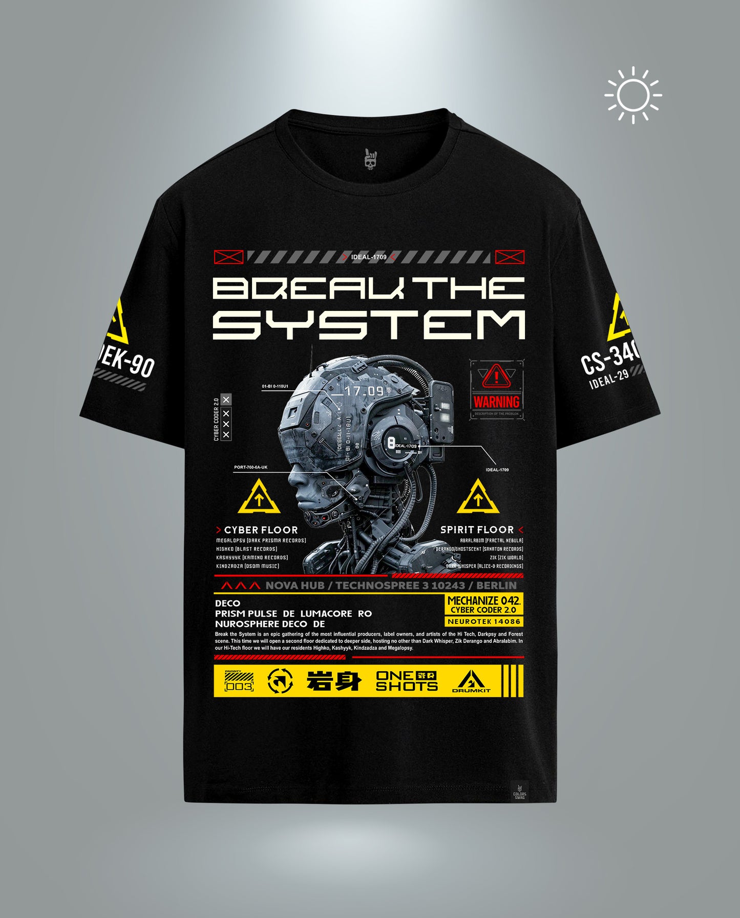 Reflect Break the system - Men Regular Fit Tee