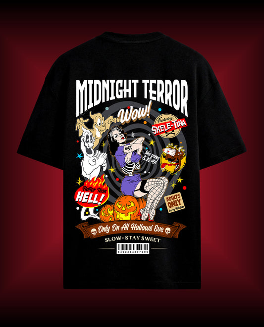 Midnight Terror - Premium Men Oversized Tees