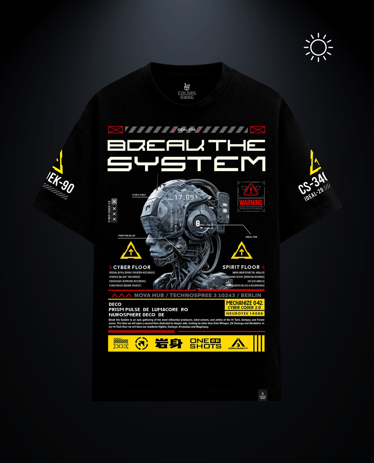 Break the System - Premium Men Oversized Tees