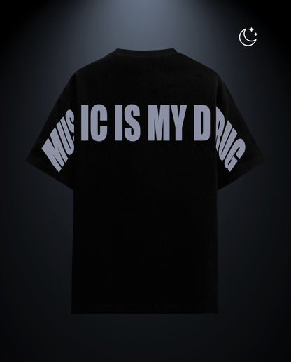 Music is my drugs - Premium Men Oversized Tees