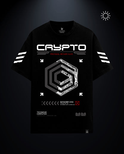 Crypto - Premium Men Oversized Tees
