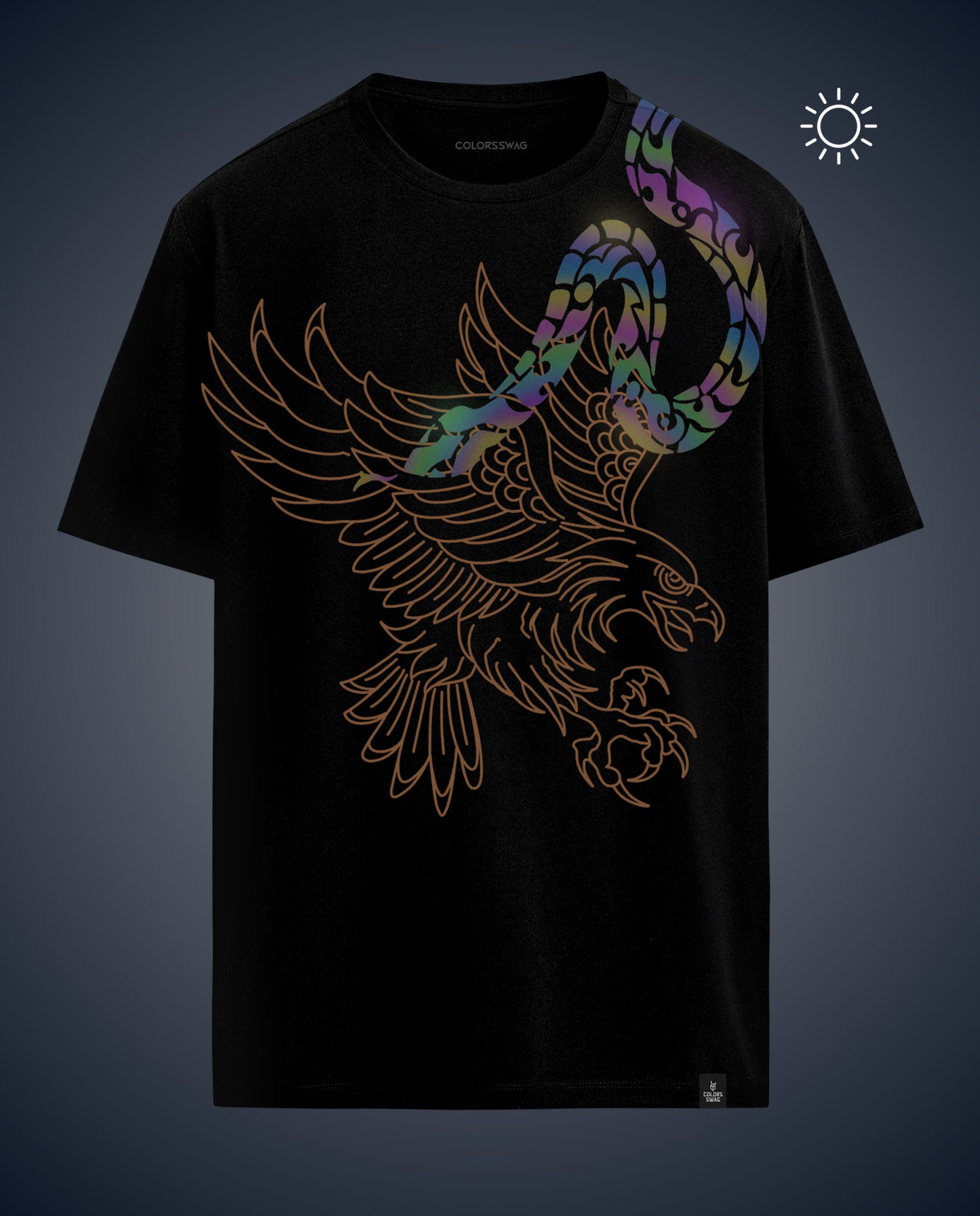 Reflect Snake - Men Regular Fit Tees