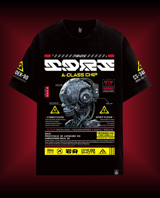 A Class Chip - Premium Men Oversized Tees