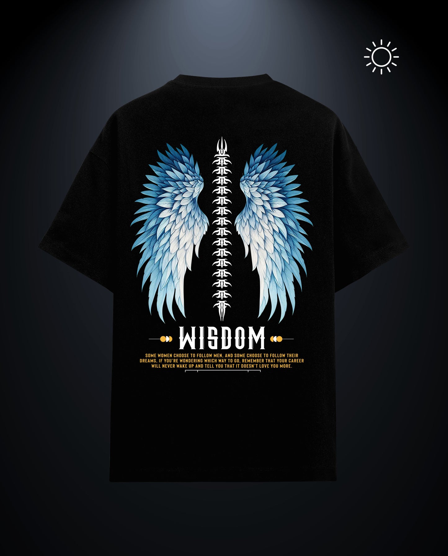Wisdom - Premium Men Oversized Tees