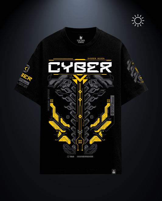 Cyber - Premium Men Oversized Tees
