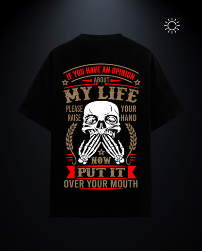 My Life (Green) - Premium Men Plus Size Fit Tees