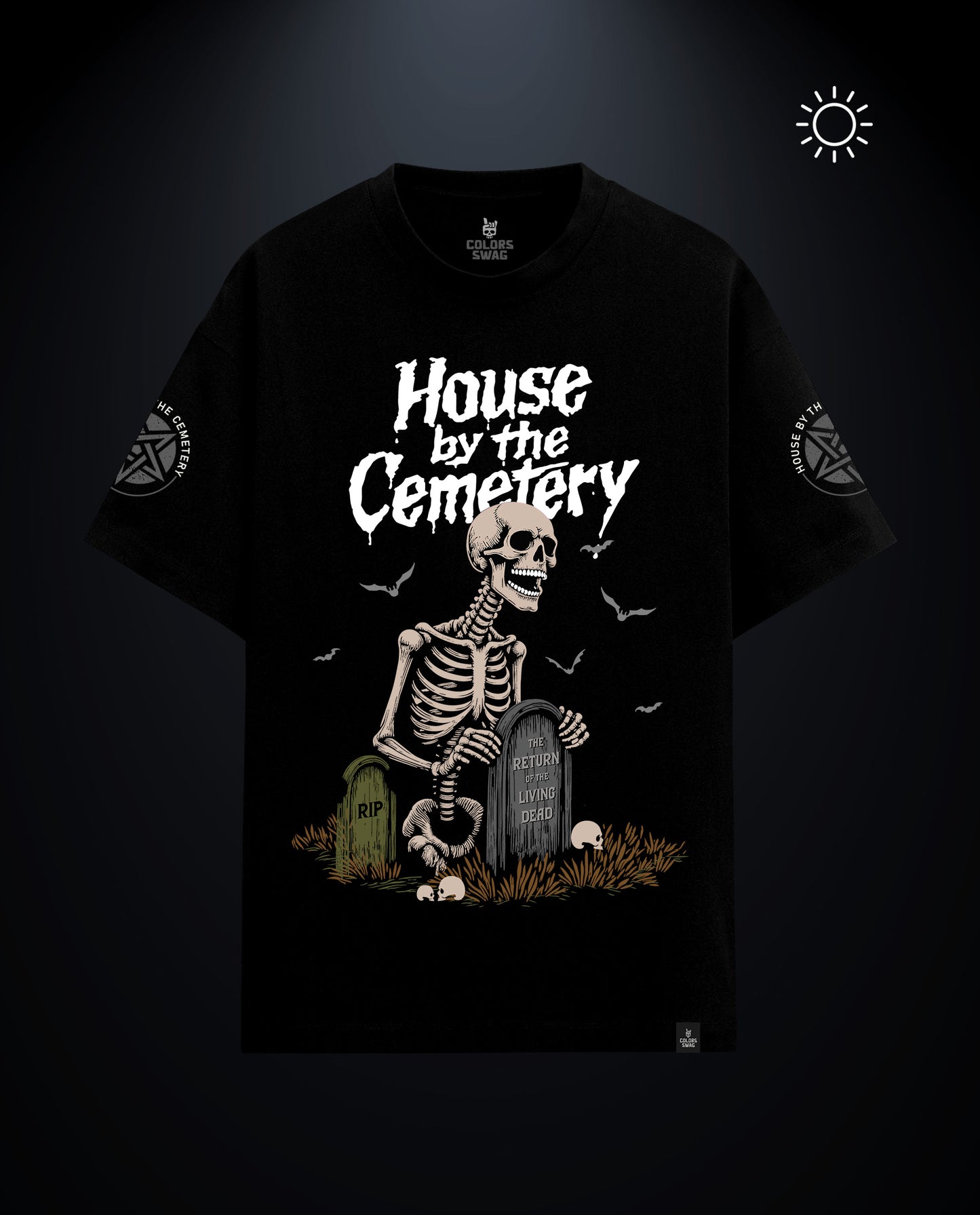 House by the cemetery - Premium Men Oversized Tees