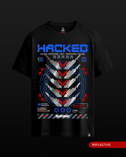 Hacked - Men Regular Fit Tees