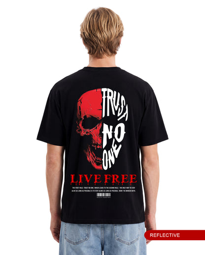 Reflect Trust No One - Men Regular Fit Tees