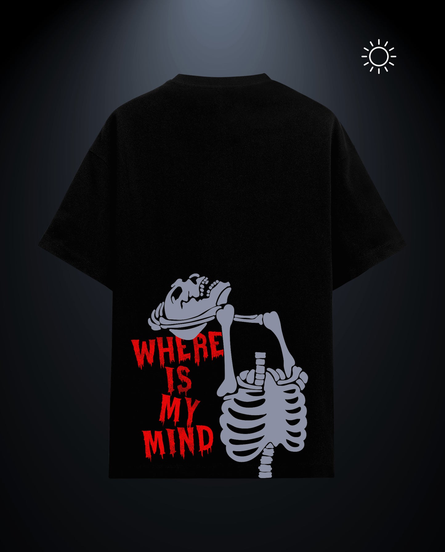 Where is mind - Premium Men Oversized Tees