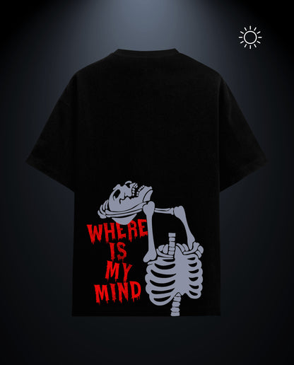 Where is mind - Premium Men Regular Fit Tees