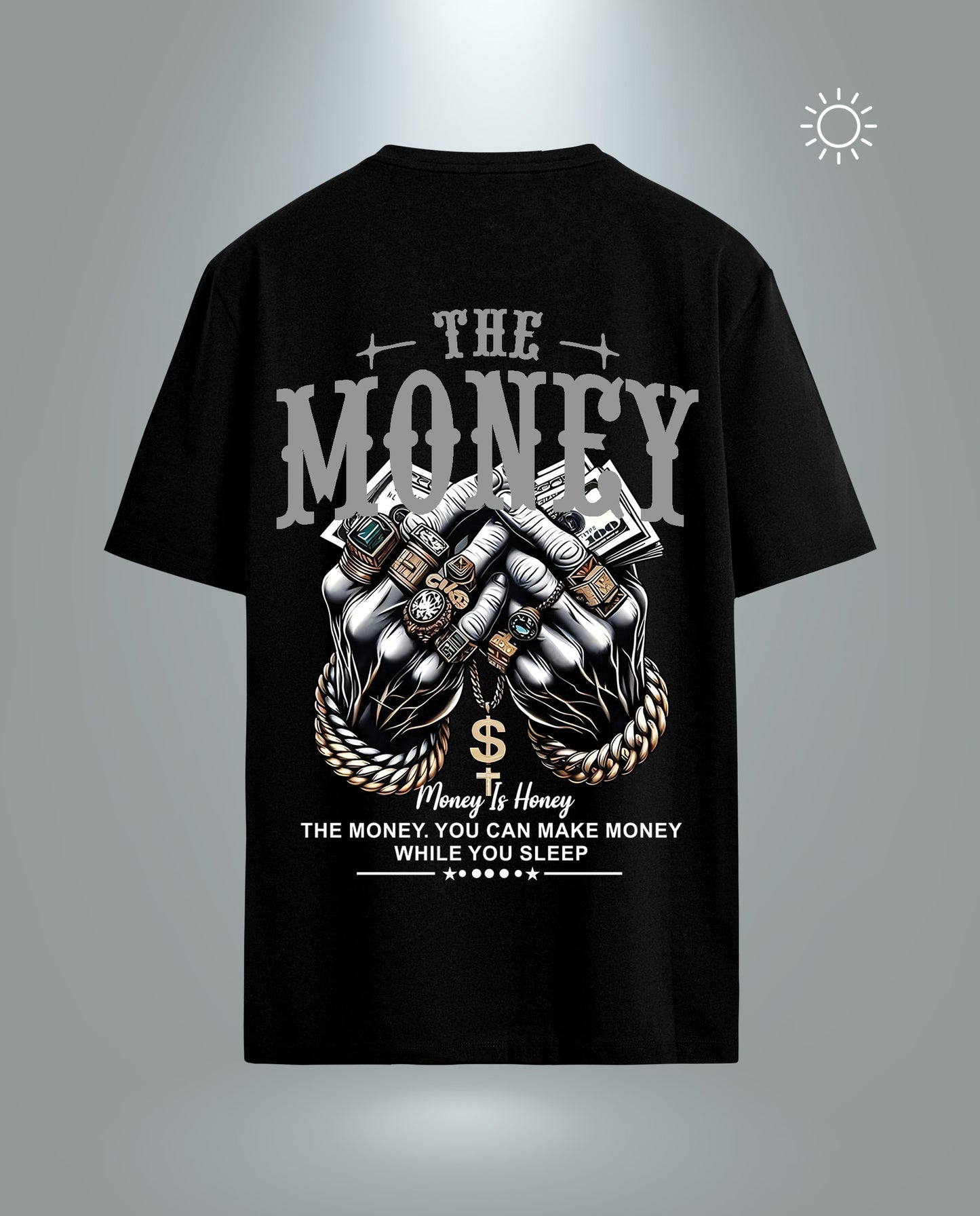 Reflective Money is Honey - Men Regular Fit Tees