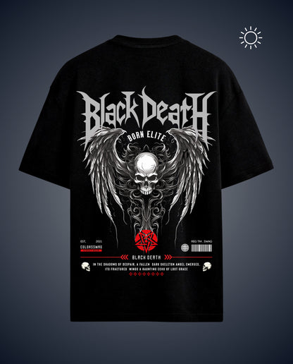 Black Death - Premium Men Oversized Tees