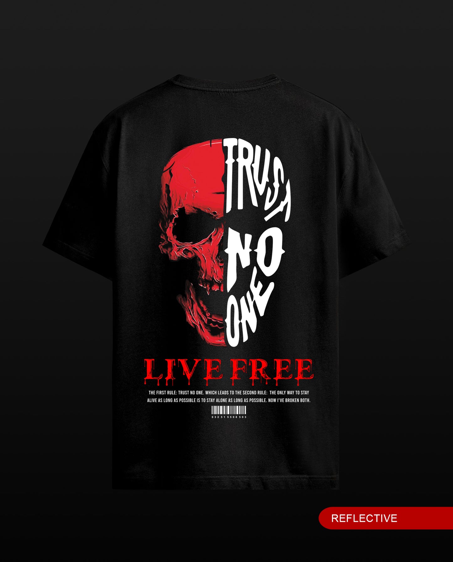 Reflect Trust No One - Men Regular Fit Tees