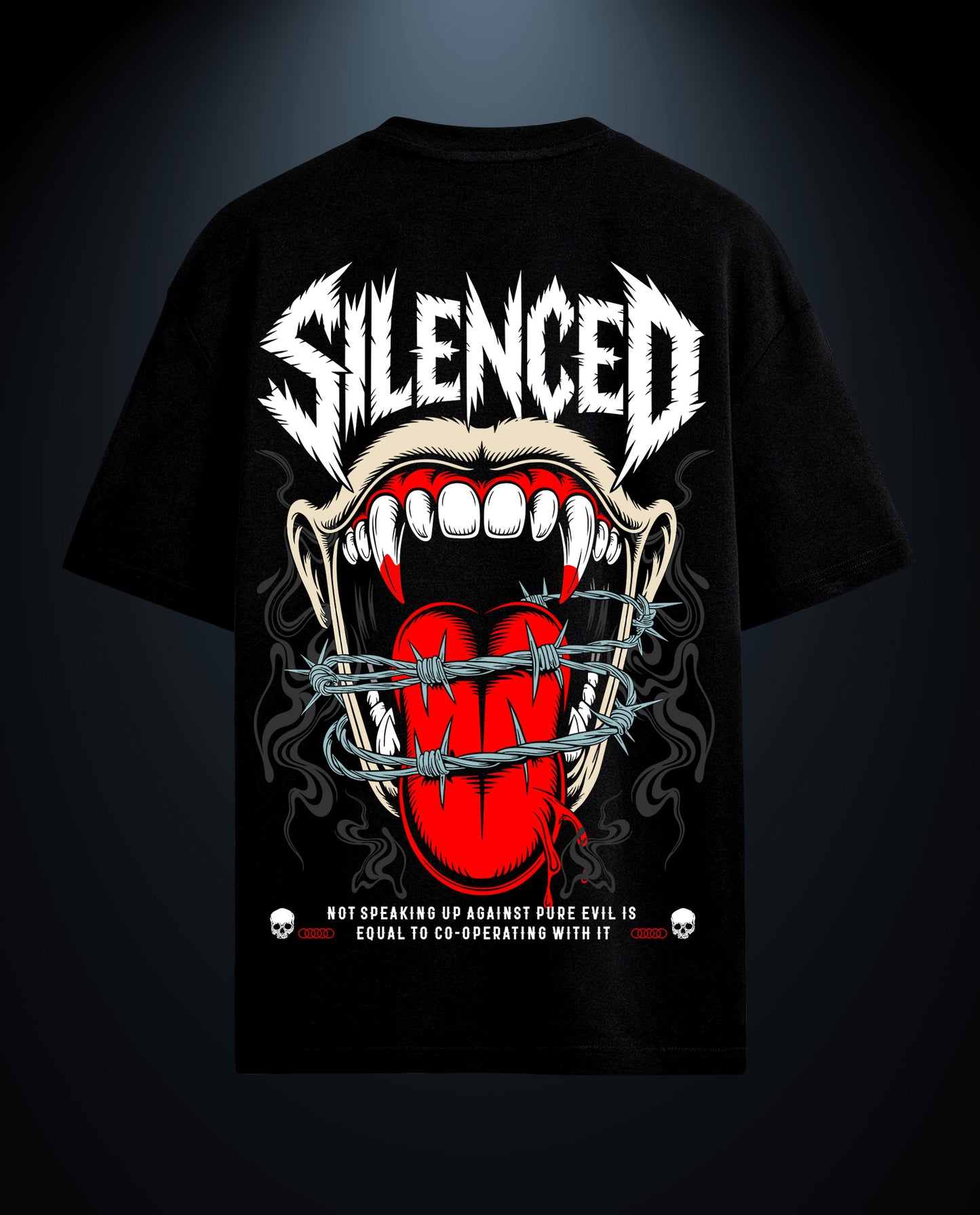 Silenced - Premium Men Oversized Tees