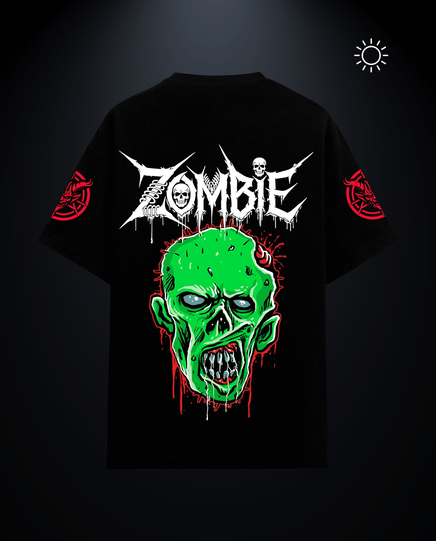 Zombie - Premium Men Oversized Tees