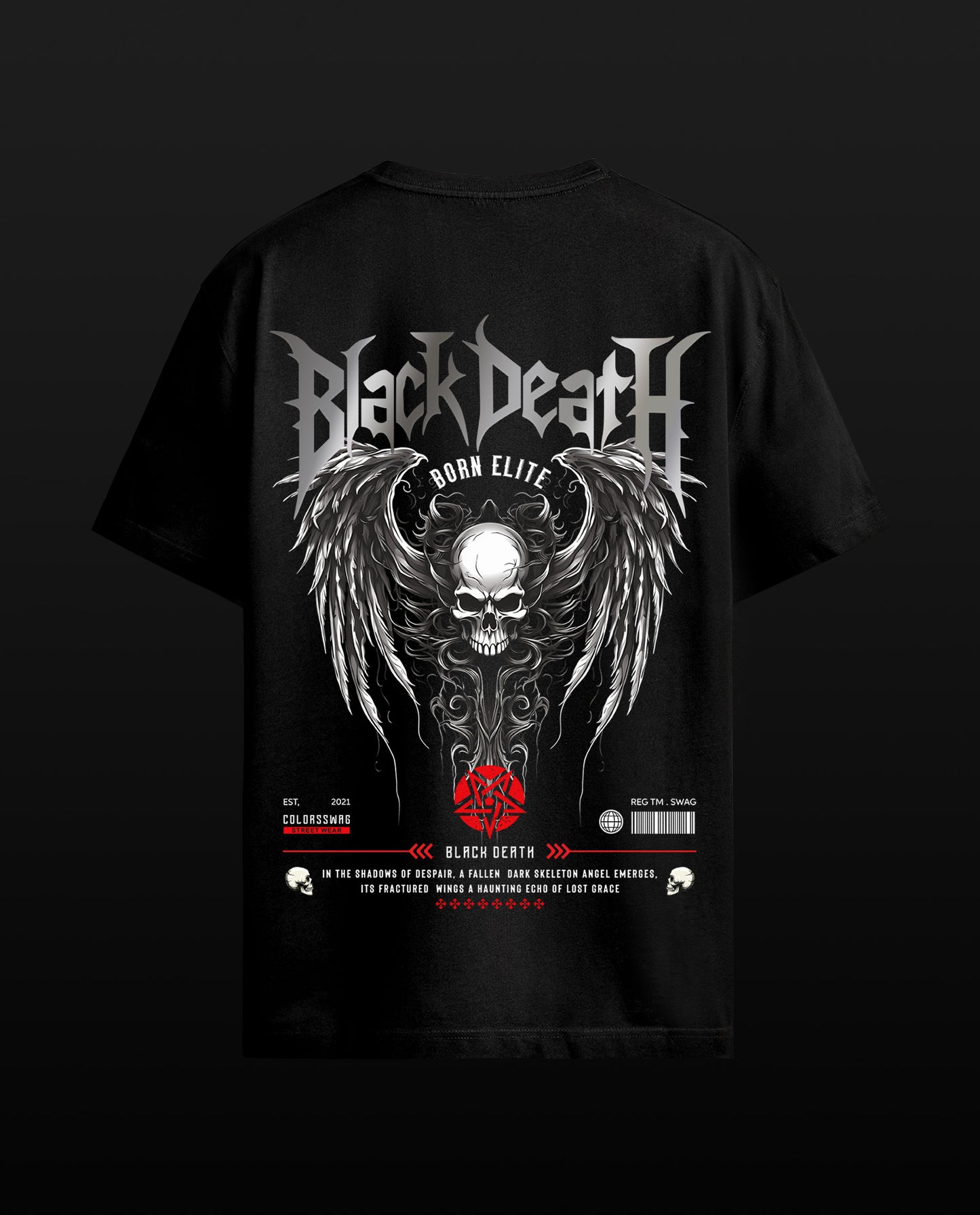 Black Death - Premium Men's Plus Size Tees